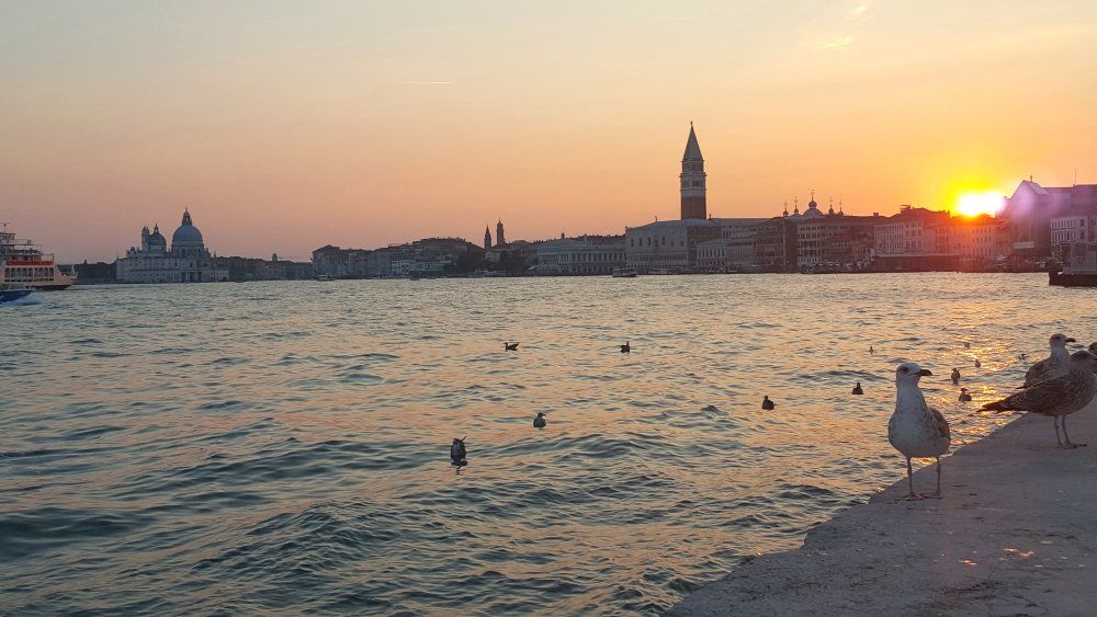 Venedig Aussicht Sonnenuntergang