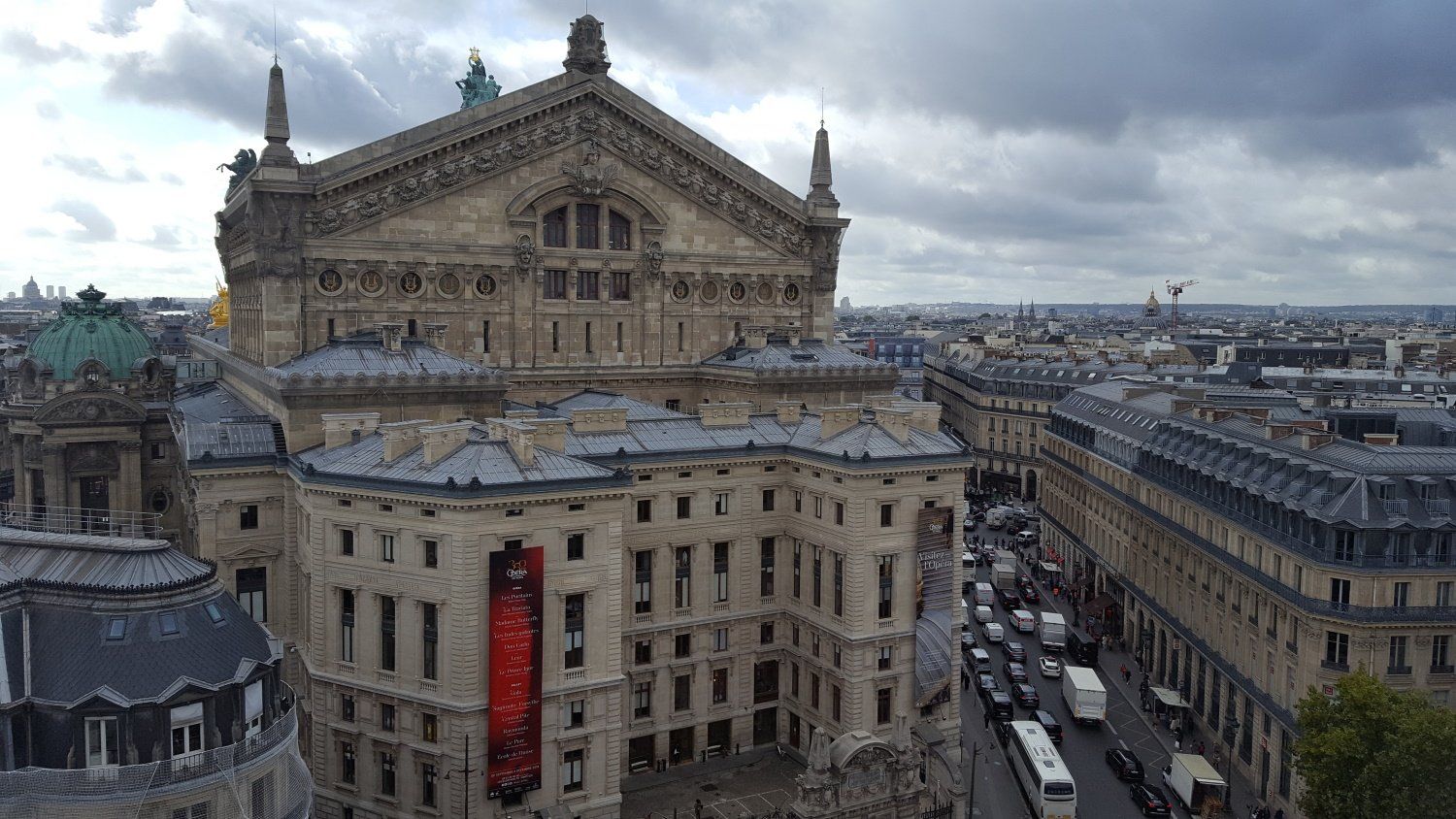 Paris Sehenswürdigkeiten Das Opernhaus Aussicht