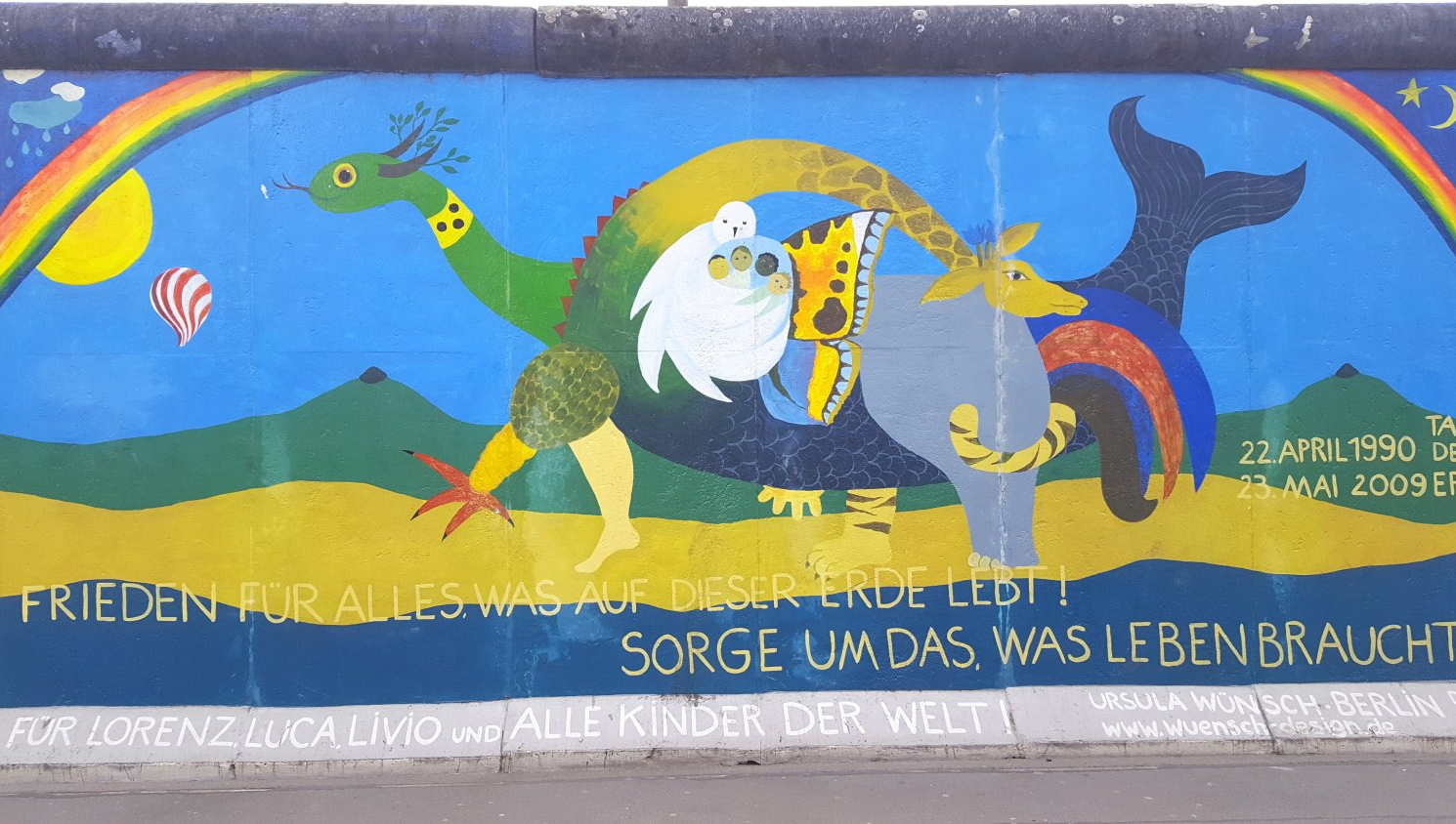 Berliner Mauer. East Side Gallery.