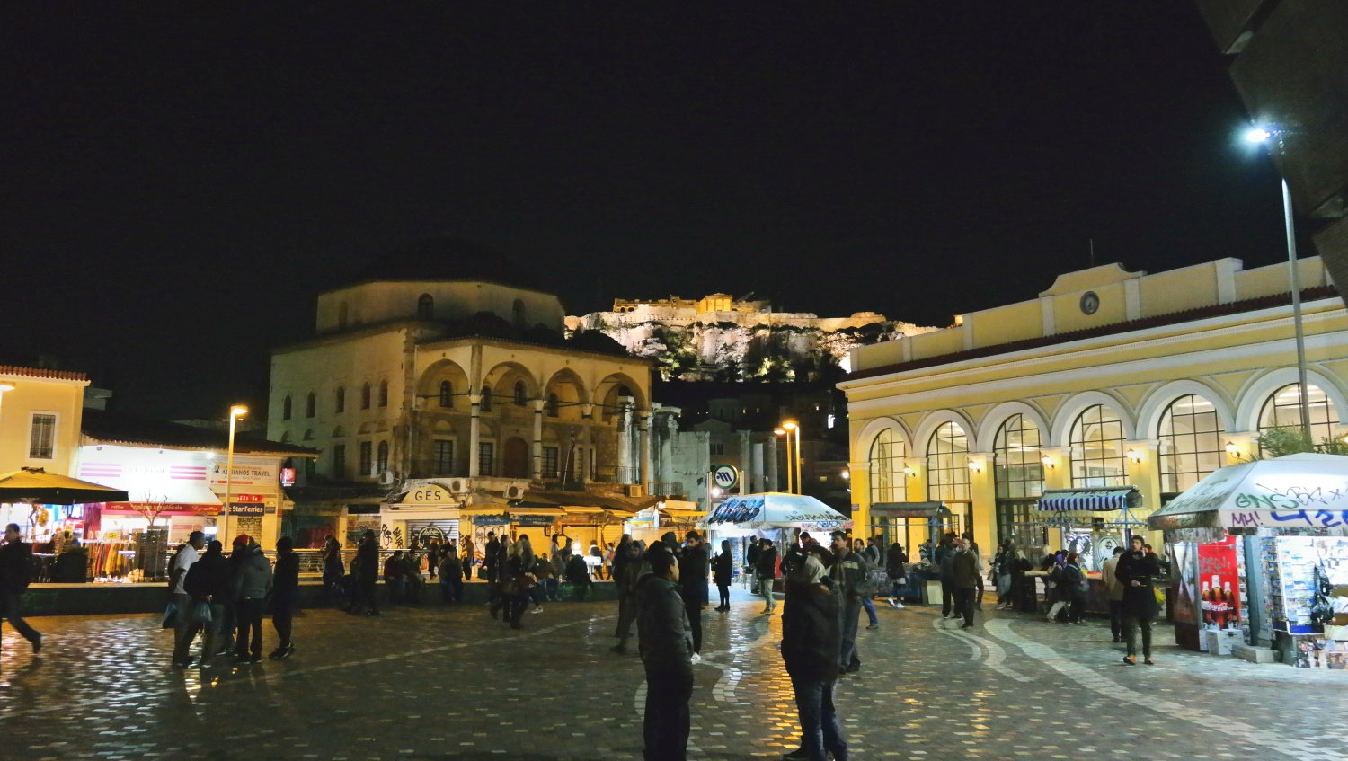 Monastiraki. Athen Hauptplatz Sehenswürdigkeit