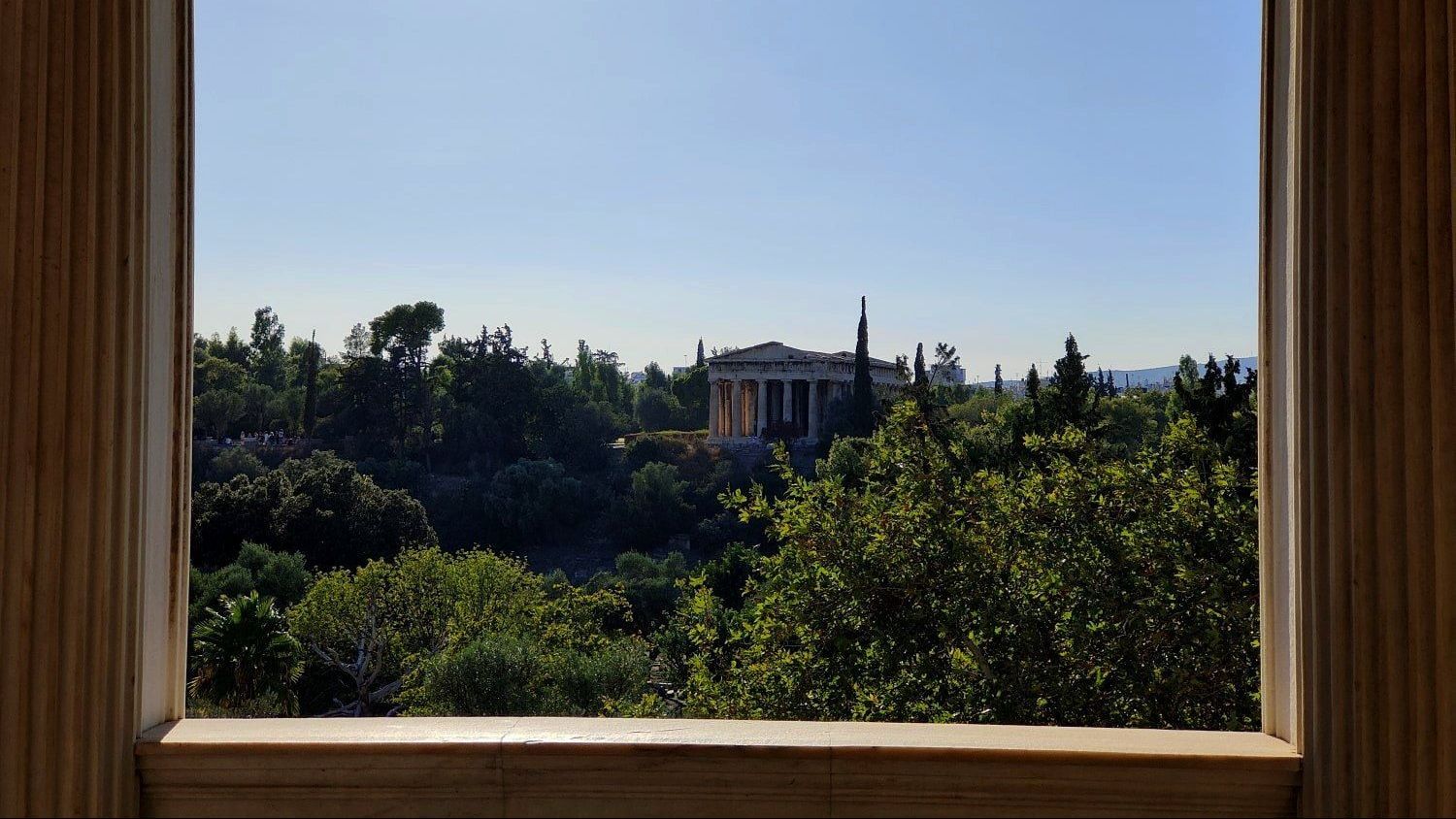 Agora in Athen Aussicht