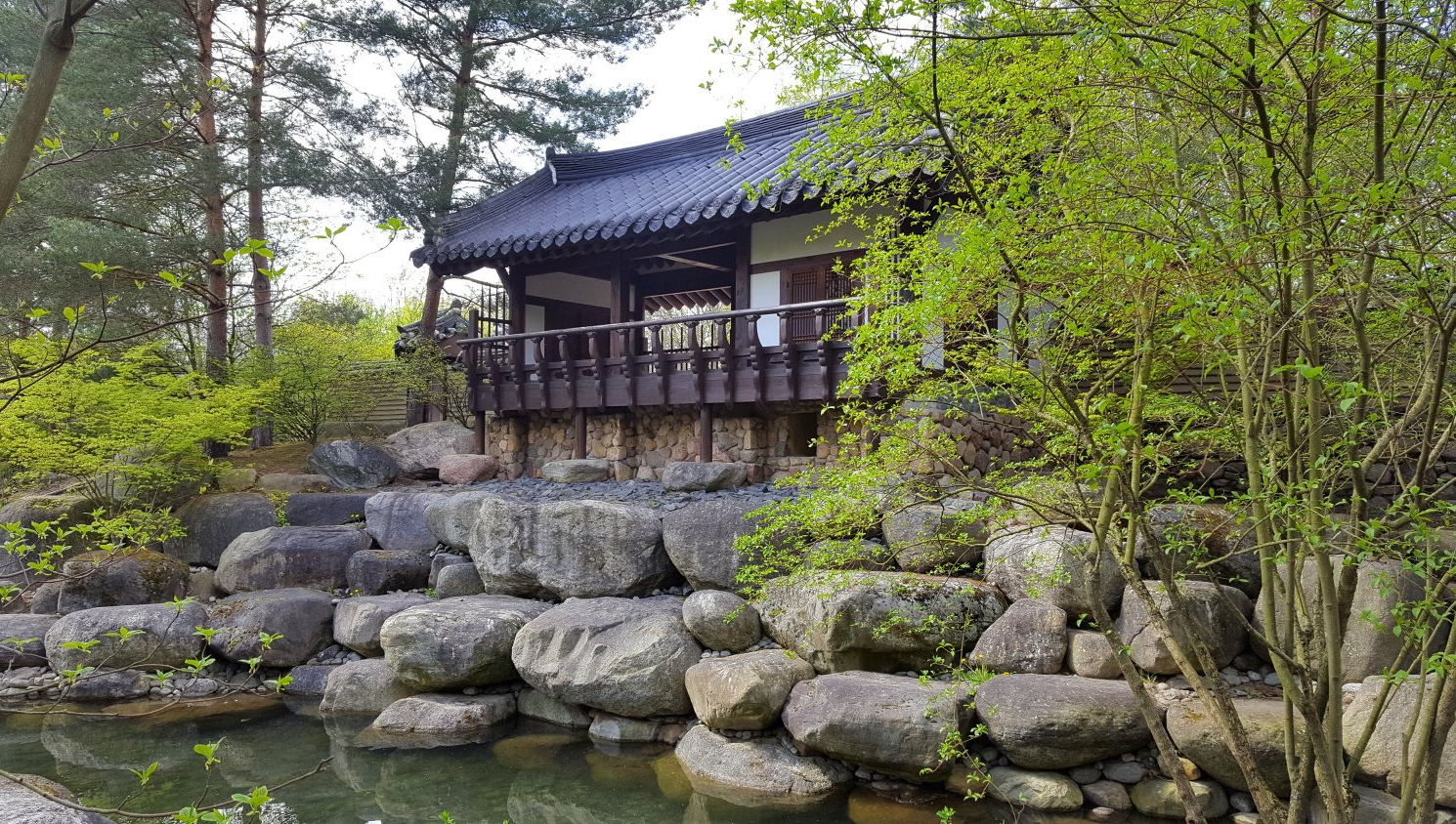 Berlin Gärten der Welt. Koreanische Garten