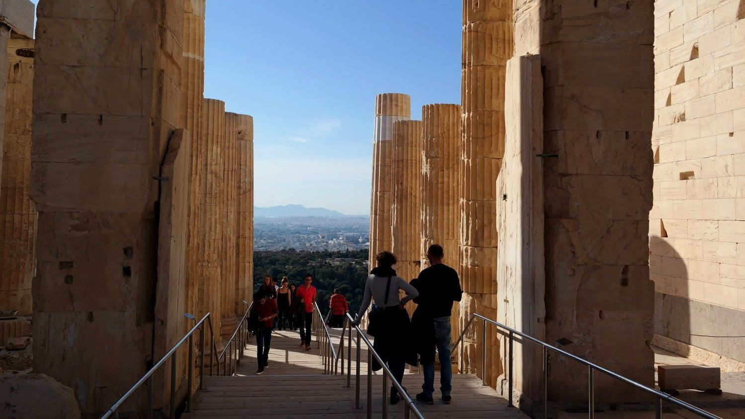 Akropolis Parthenon Aussicht