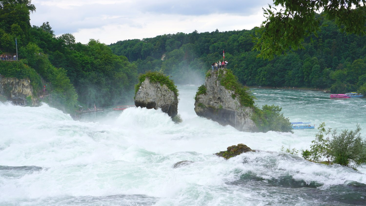 Schloss Laufen am Rheinfall in der Nähe von Zürich