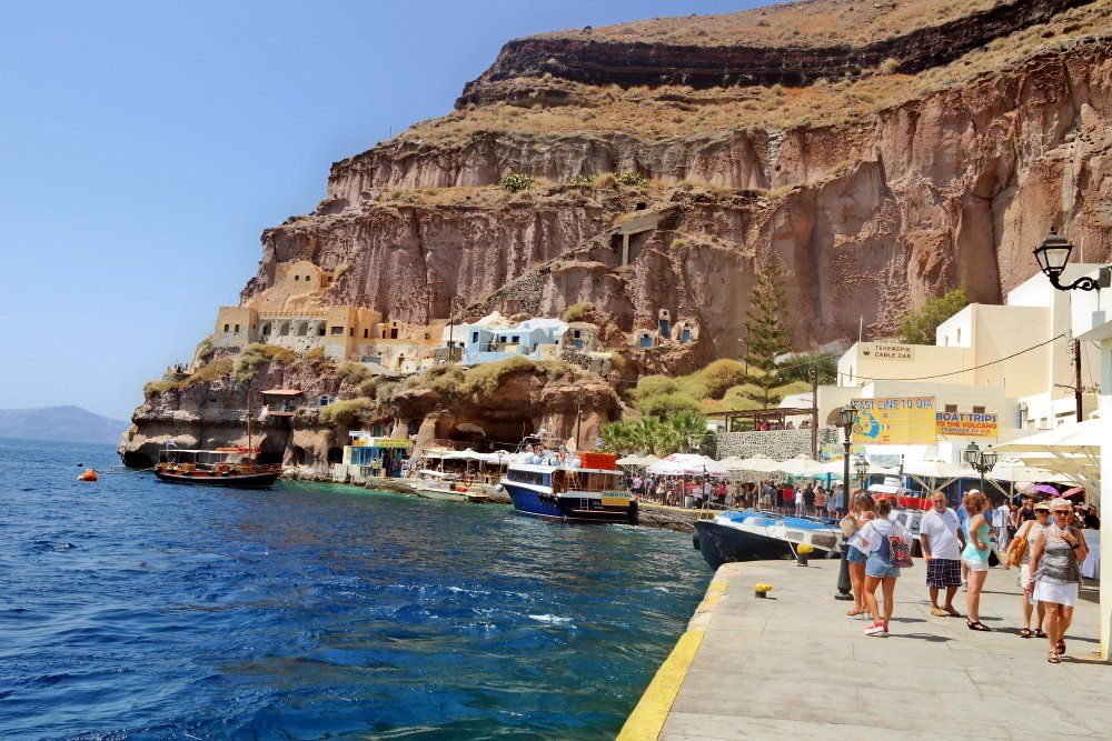 Hafen Santorini