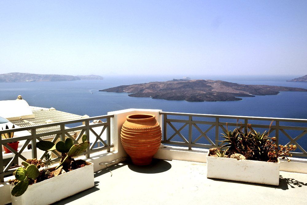 Santorini Aussicht