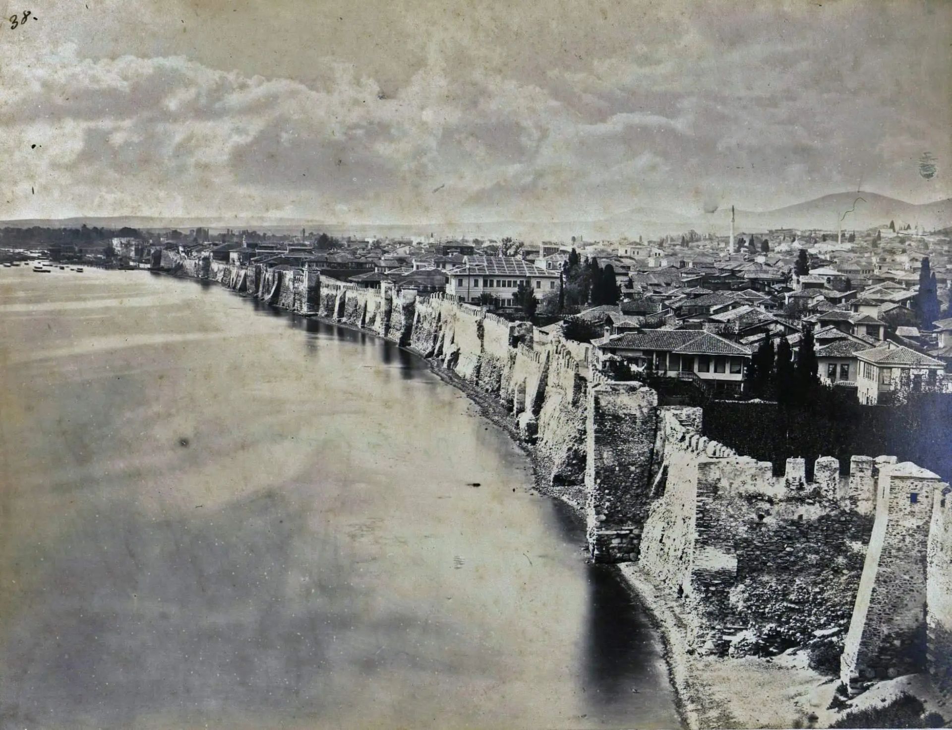 Seemauern in Theesaloniki um 1860