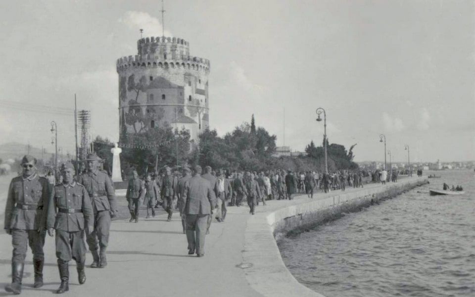 Weißer Turm Thessaloniki um 1942
