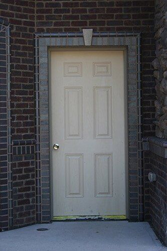 Custom brick door surround - Masonry and brickwork in Columbus, NE