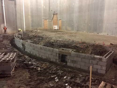 Beginning of masonry construction - Commercial masonry services in Columbus, NE