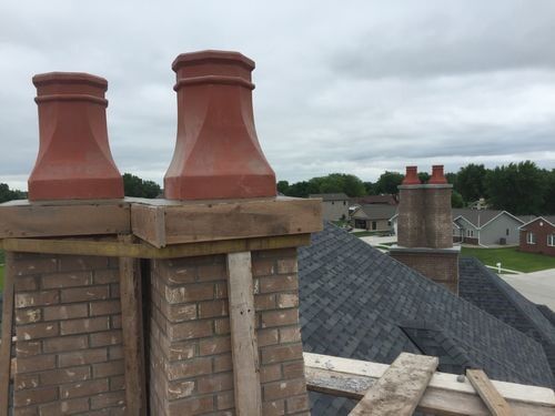 Brick chimneys - Chimney masonry work in Columbus, NE
