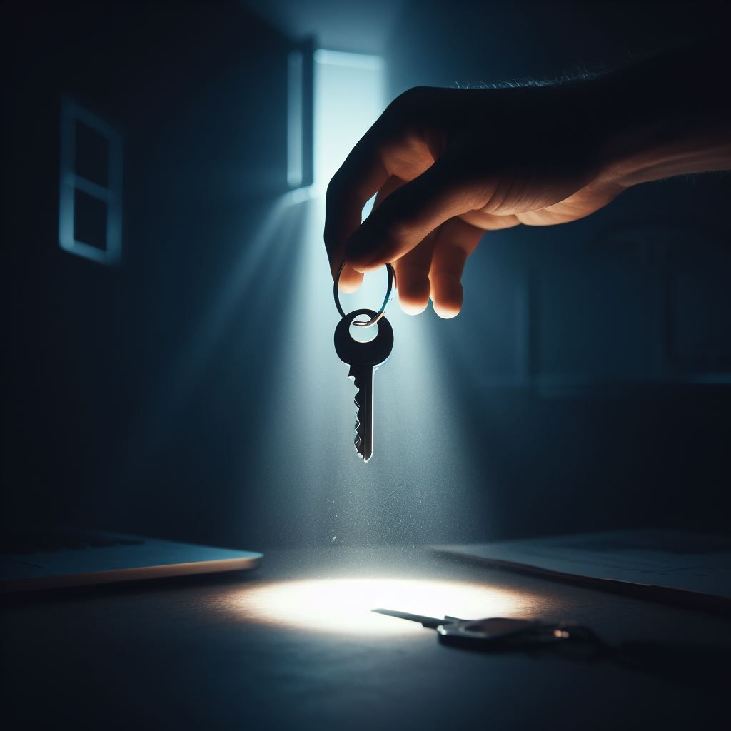 key in light | Aberdeen Locksmith | AK24HOUR