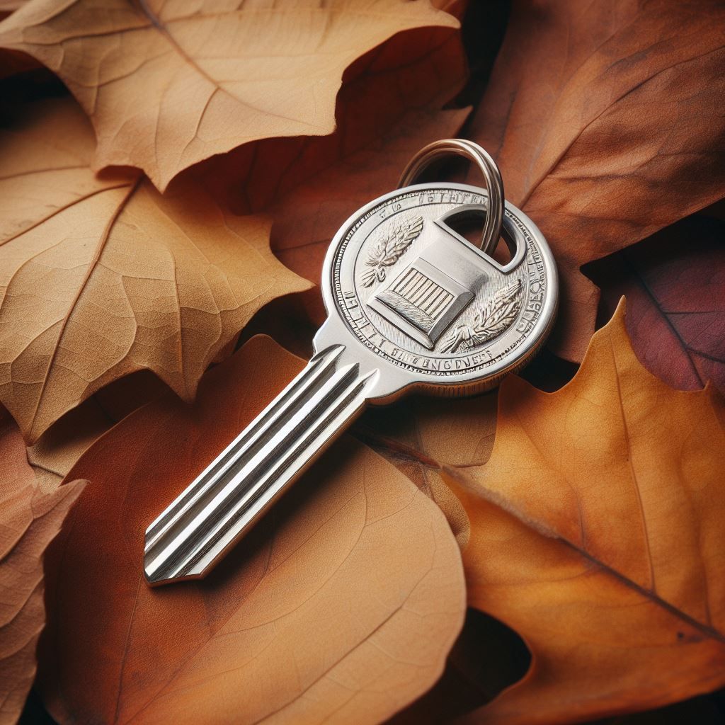 key in leaves | Aberdeen Locksmith | AK24HOUR