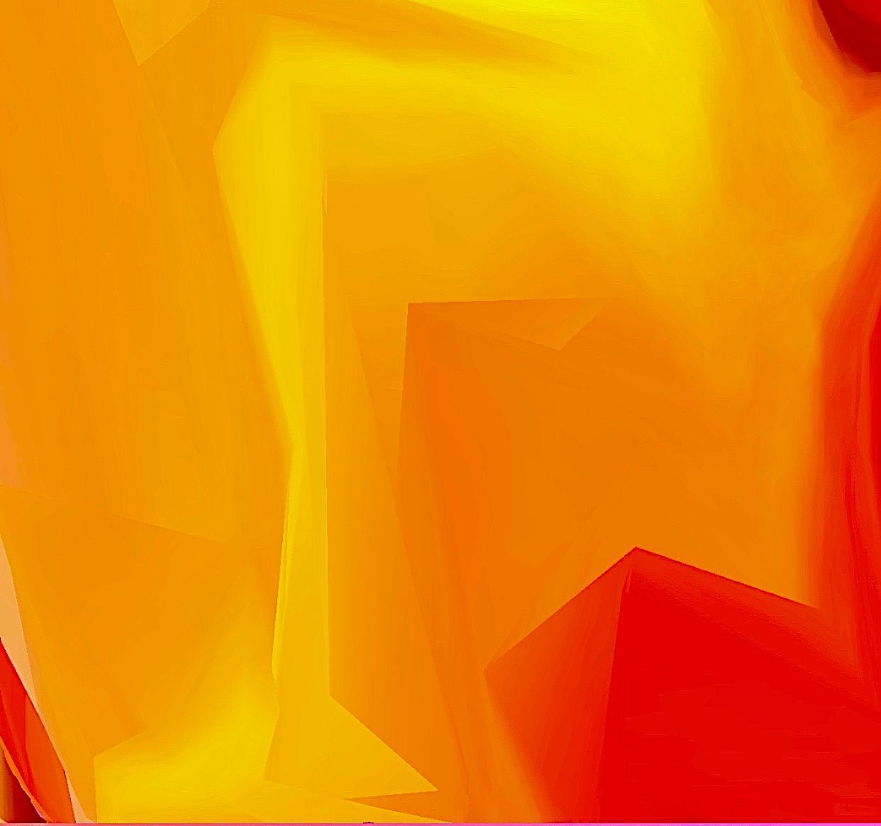 A yellow and red abstract background with a geometric pattern.