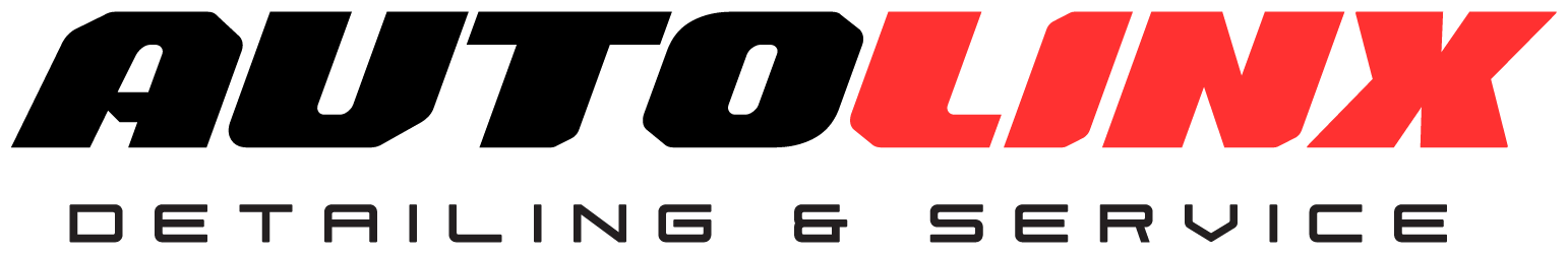 A logo for autolink detailing and service