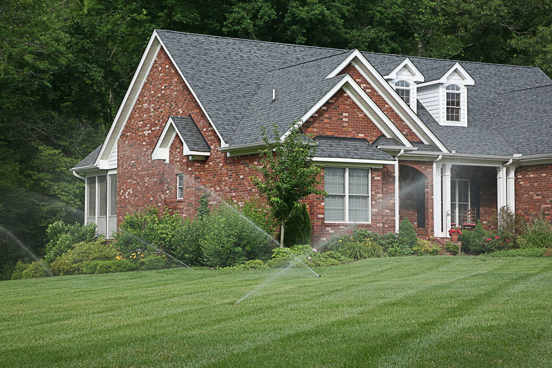 lawn sprinkler installation