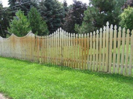 Remove rust from fence and siding