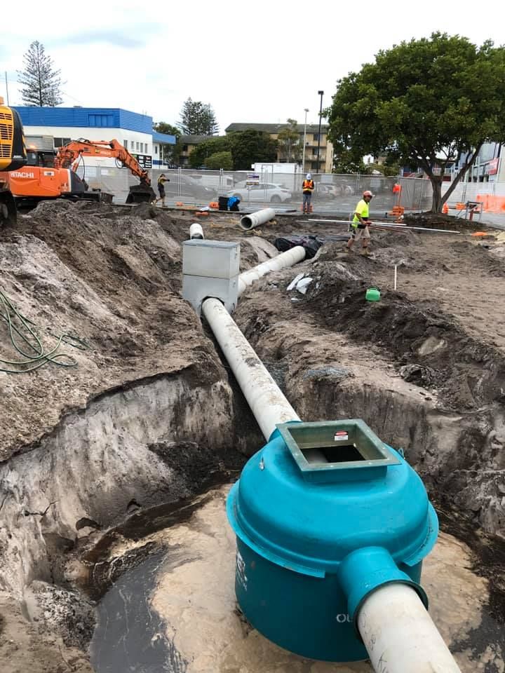 sewer line excavation Gold Coast