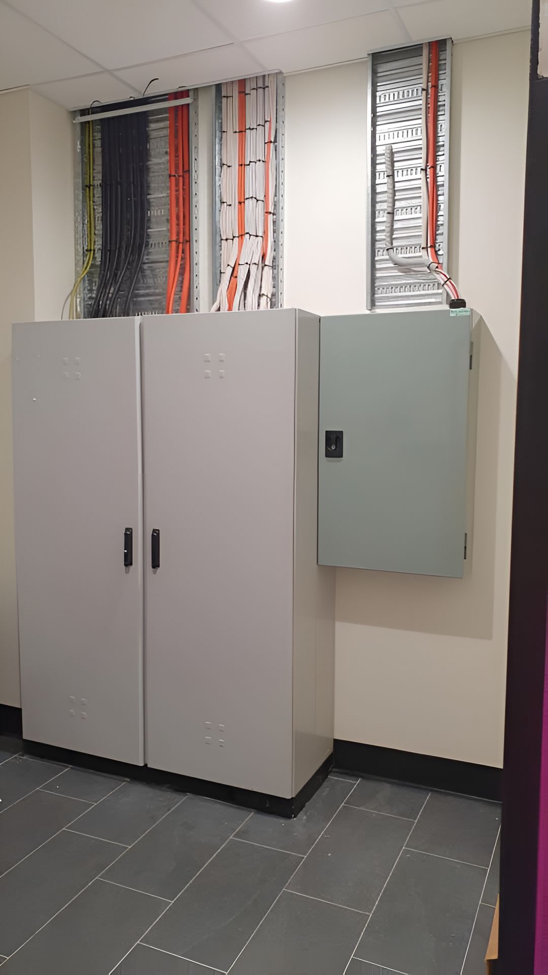 A Room With A Cabinet And A Box On The Wall — Waltlec Industries In Garbutt, QLD