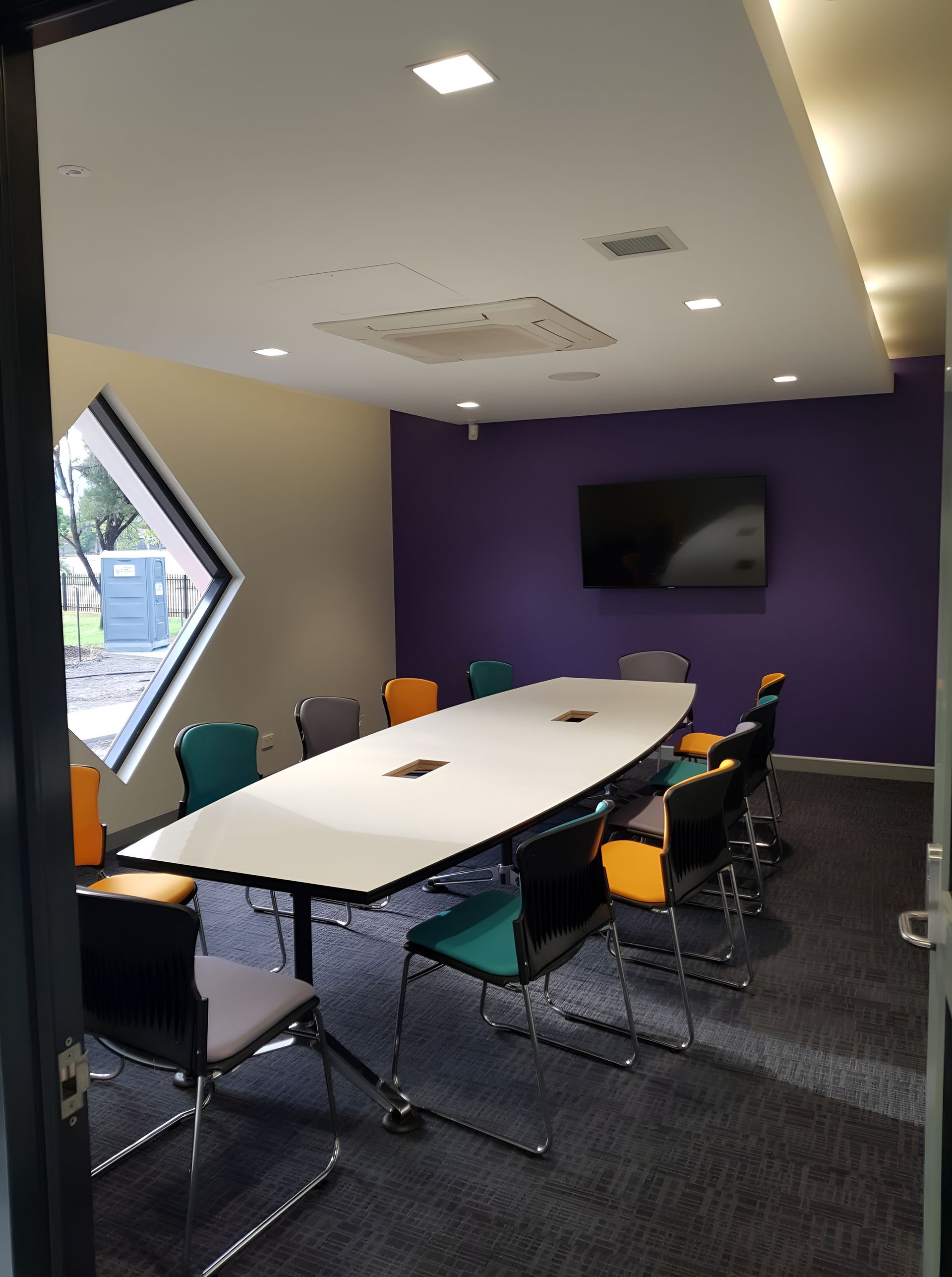 A Conference Room With A Long Table And Chairs  — Waltlec Industries In Garbutt, QLD
