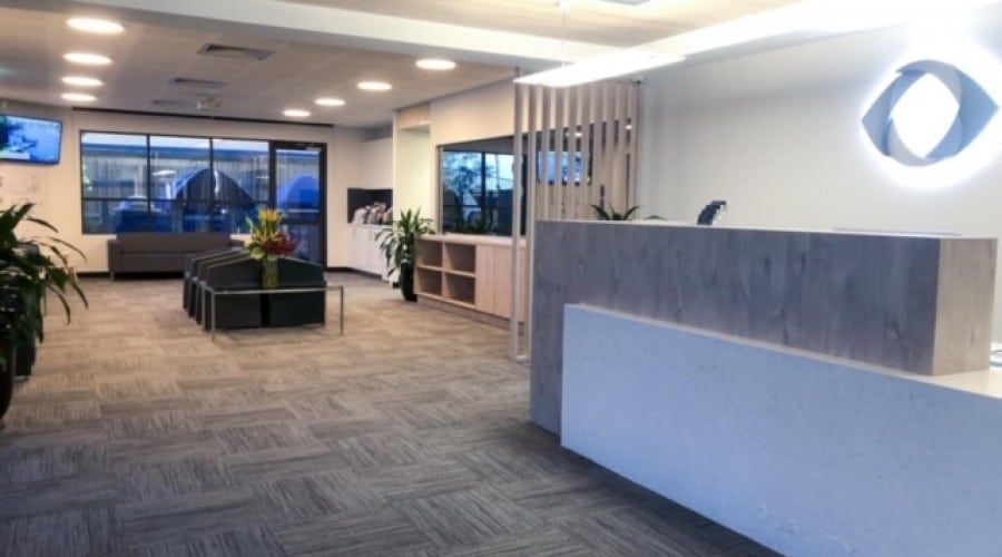 A Reception Desk in The Middle of The Room — Waltlec Industries In Garbutt, QLD