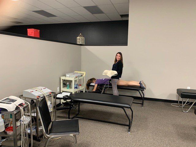 Woman Having Massage Therapy — Hawley, PA — Pocono Chiropractic Clinic