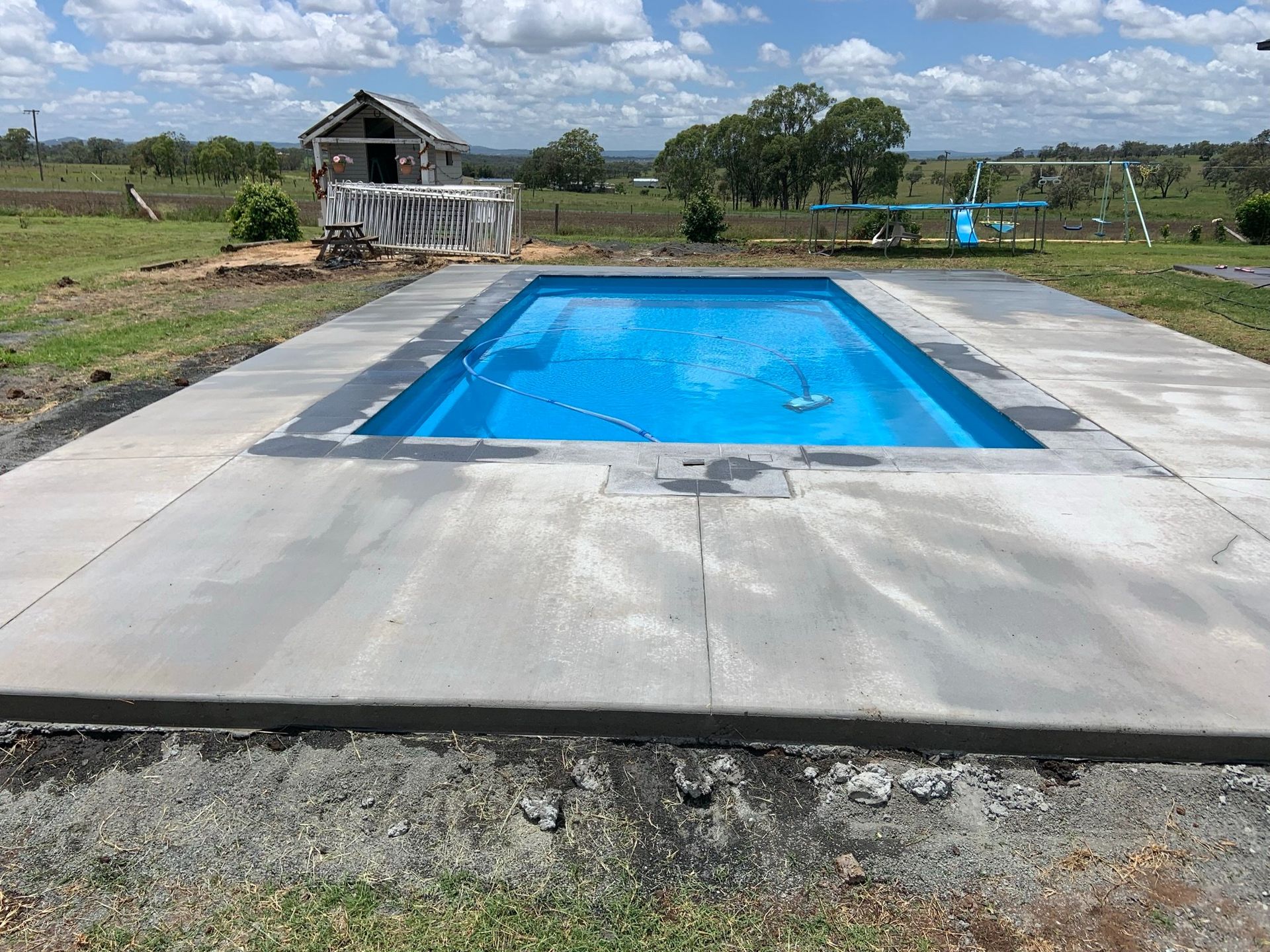 A Room with A Concrete Floor and A Lot of Windows  — Pedro's Concreting in Highfields, QLD