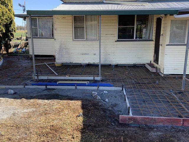 House Being Prepared for Concrete Pouring — Pedro's Concreting in Pittsworth, QLD