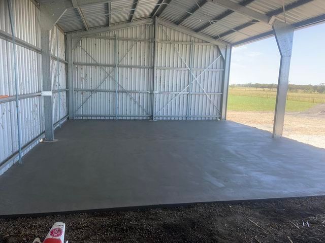 Concrete Floor in the Middle of a Building — Pedro's Concreting in Warwick, QLD