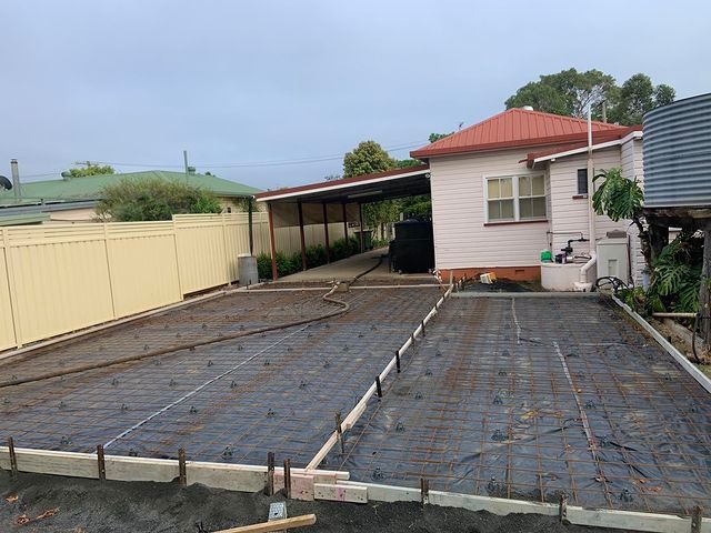 Driveway Concreting in Progress — Pedro's Concreting in Pittsworth, QLD
