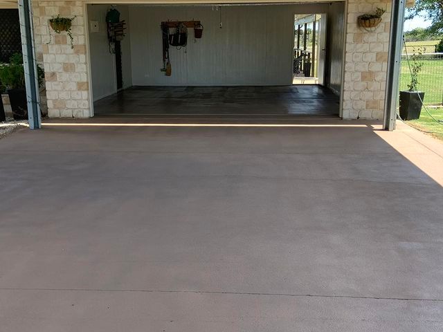 Concrete Driveway Leading to the Garage — Pedro's Concreting in Pittsworth, QLD