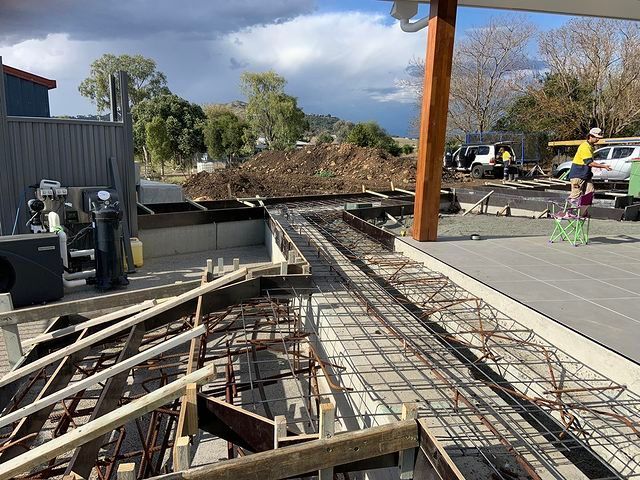 Construction Site With a Lot of Concrete Being Poured — Pedro's Concreting in Goondiwindi, QLD