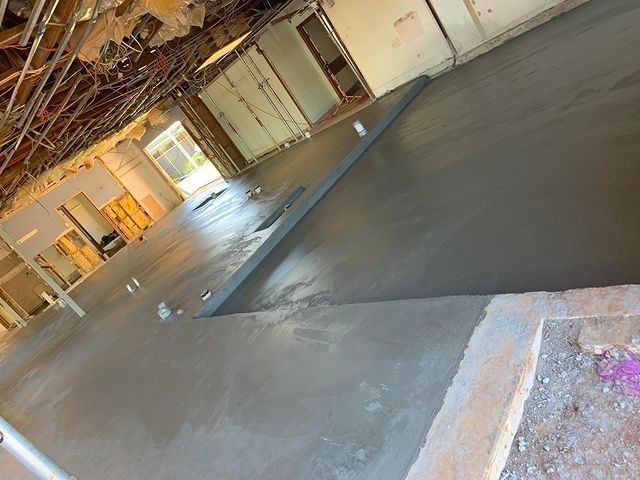 Slab Being Poured Inside a House — Pedro's Concreting in Goondiwindi, QLD