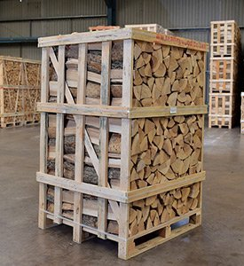 Large crates of Firewood