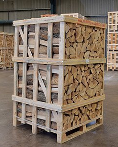 Large crates of Firewood