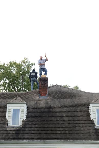 Chimney flue professionally repaired in Granville, OH