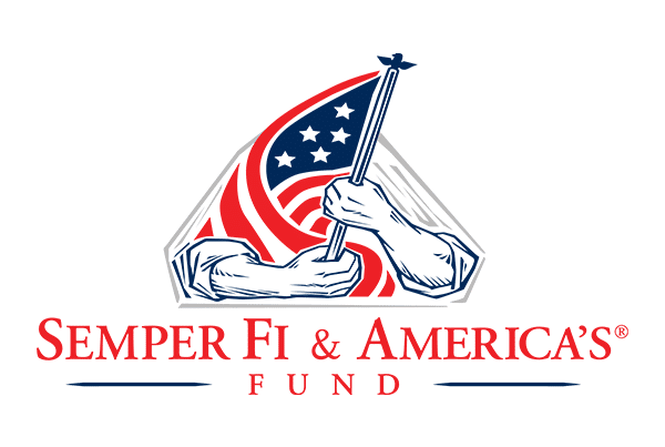 a logo for semper fi and america 's fund.