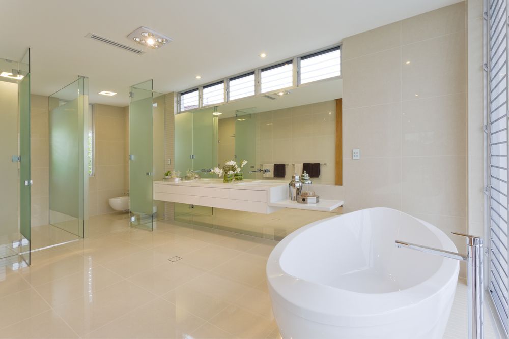 A Modern, Spacious Bathroom — Country To Coast Building Contractors In Maleny, QLD