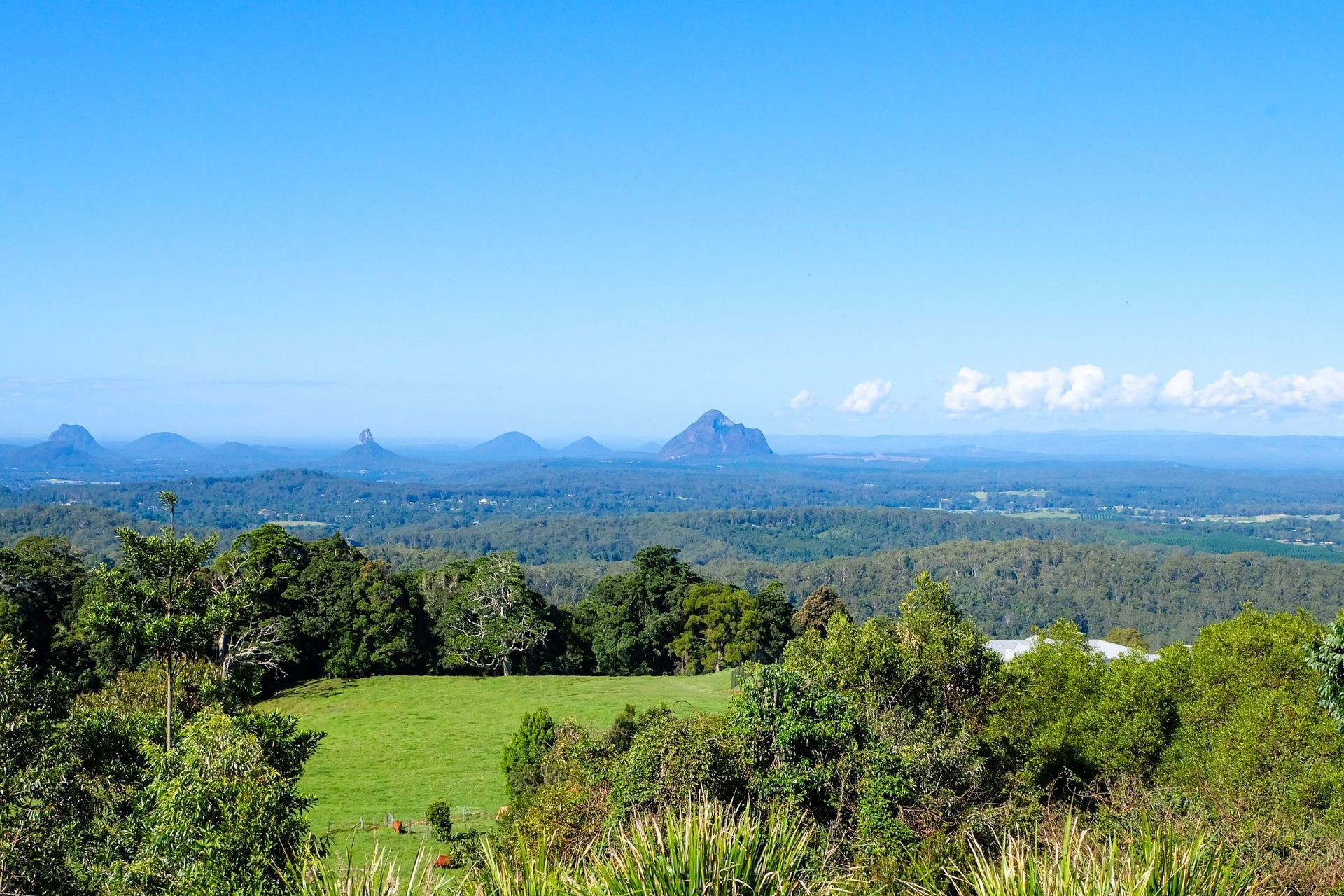 View of Green Landscape With Distant Mountains — Country To Coast Building Contractors In Maleny, QLD