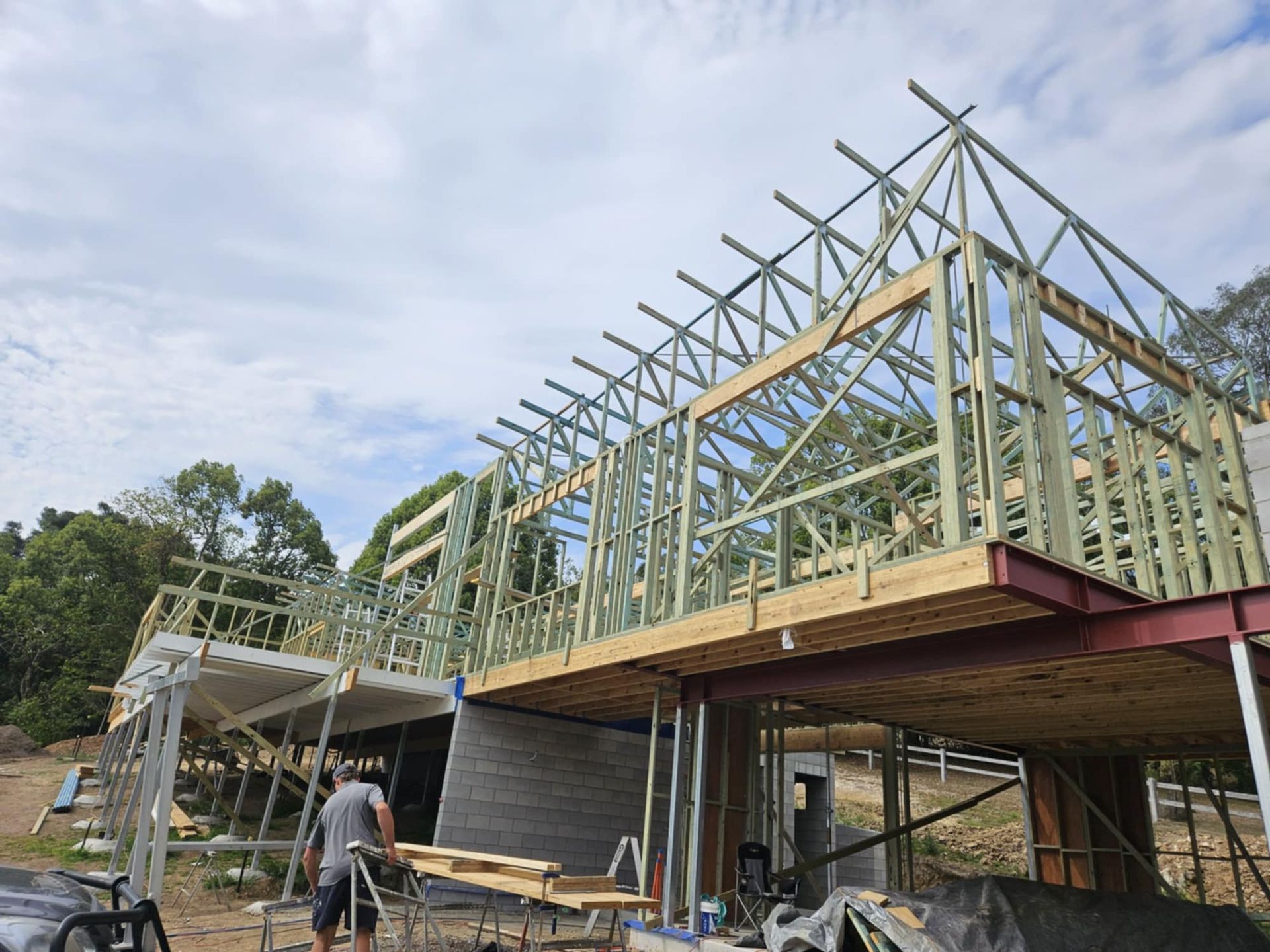 There Is A Garage In The Middle Of The Woods — Country To Coast Building Contractors In Landsborough, QLD