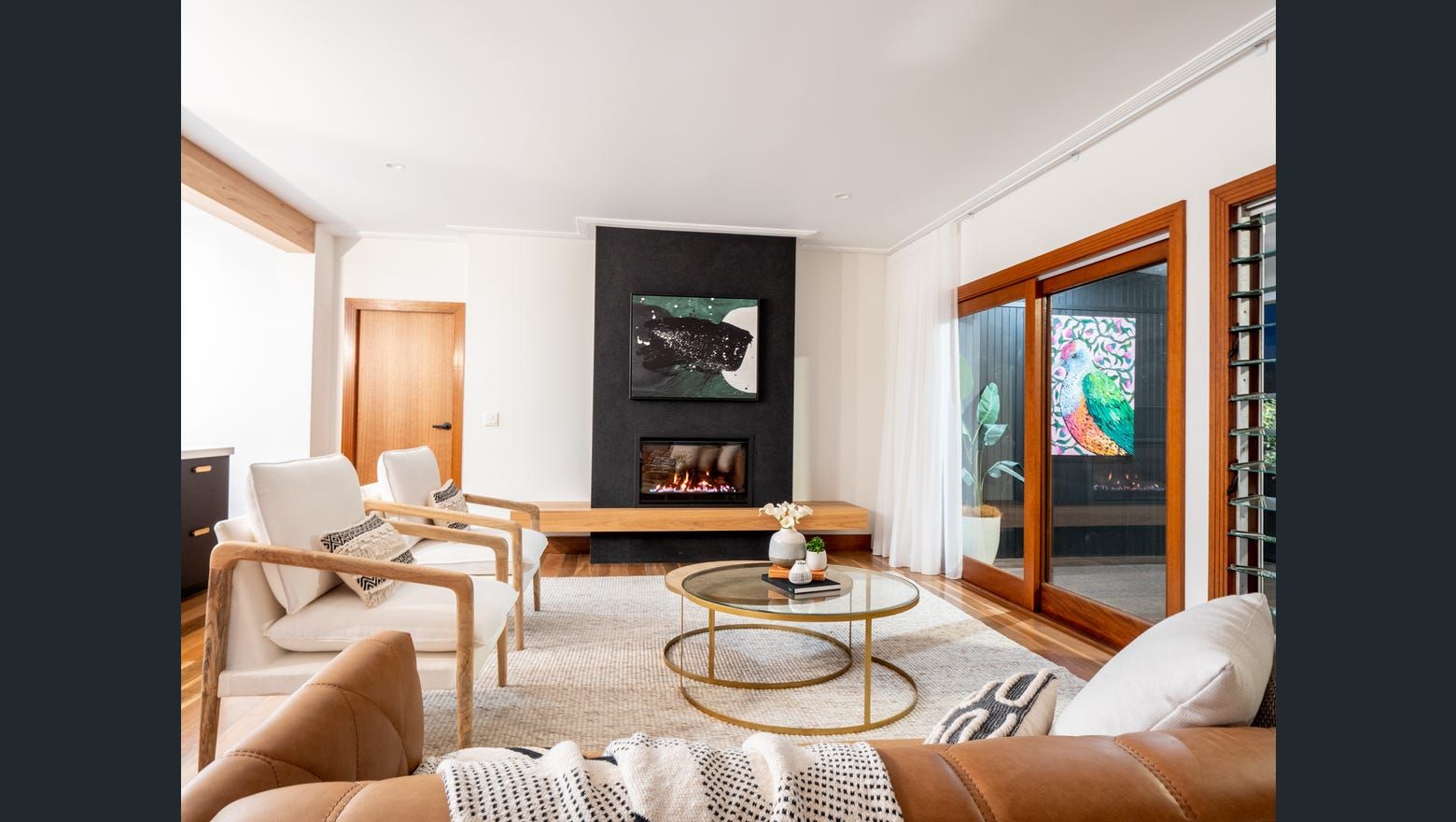 A Living Room With A Couch — Country To Coast Building Contractors In Caloundra, QLD