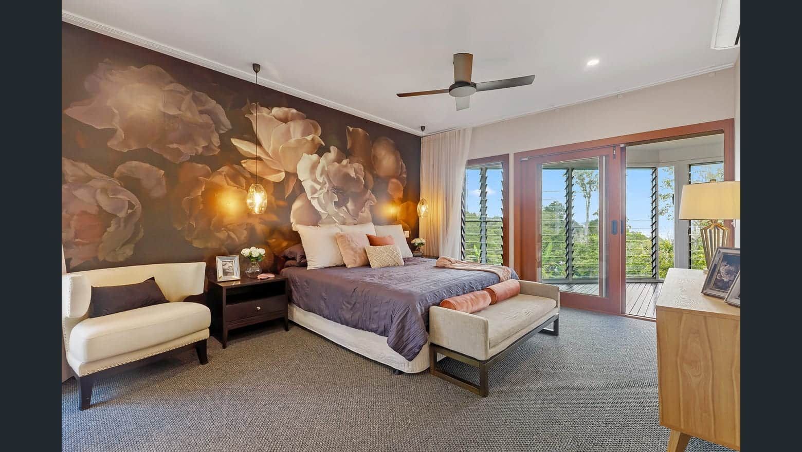 A Bedroom With A Large Bed — Country To Coast Building Contractors In Maroochydore, QLD