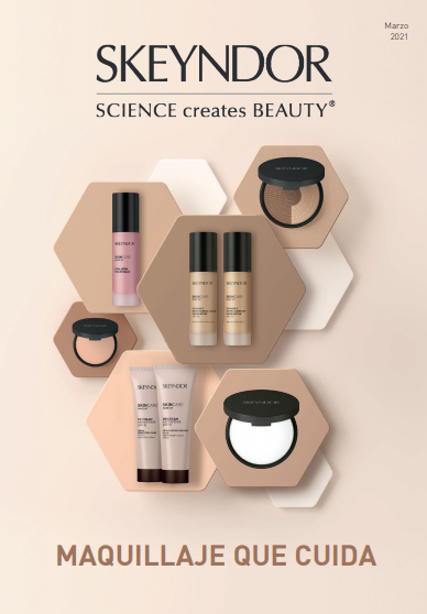 La portada de una revista de Skeyndor La ciencia crea belleza