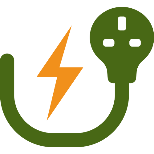UK electric plug icon