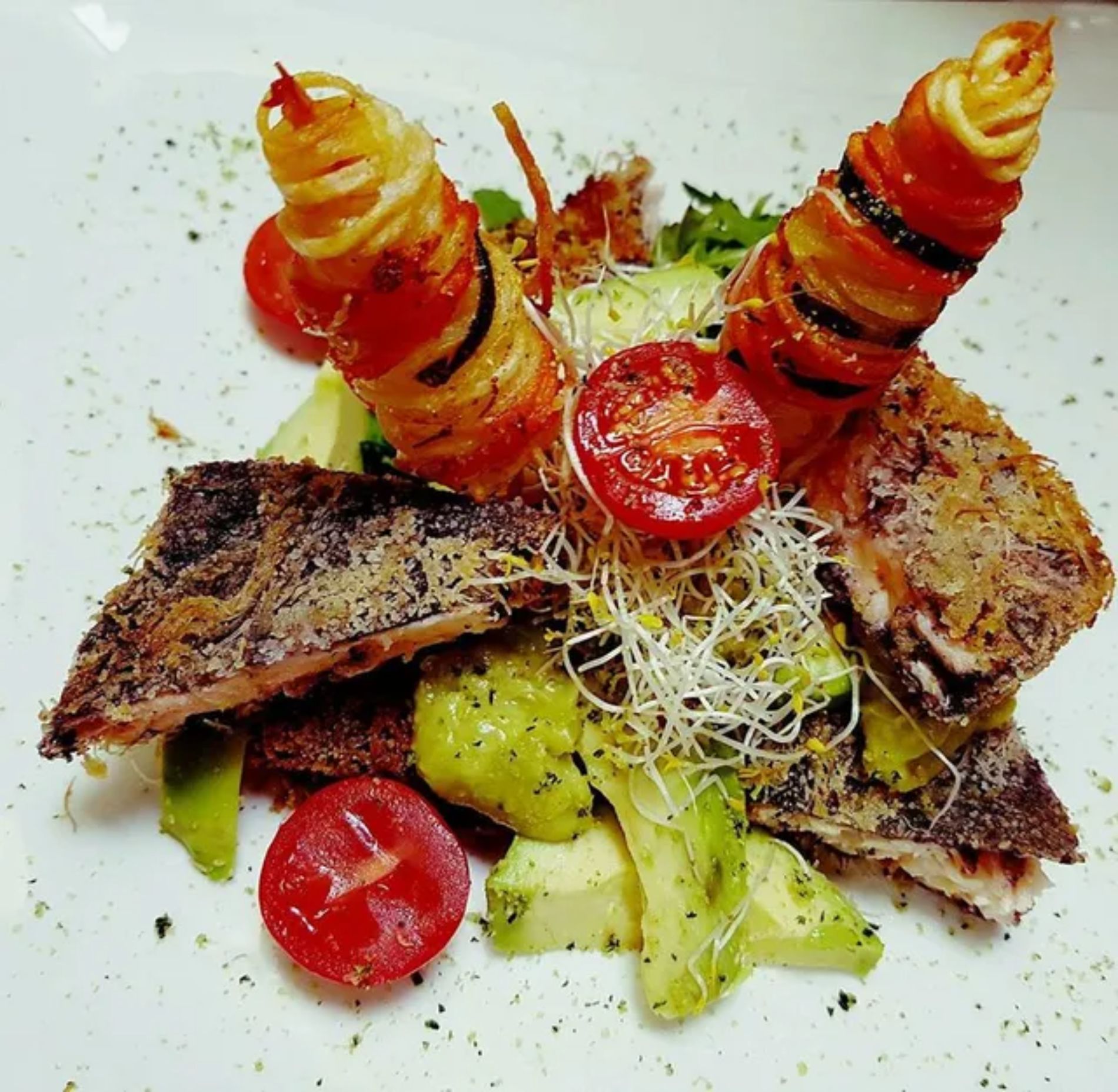 pietanza del ristorante ben presentata