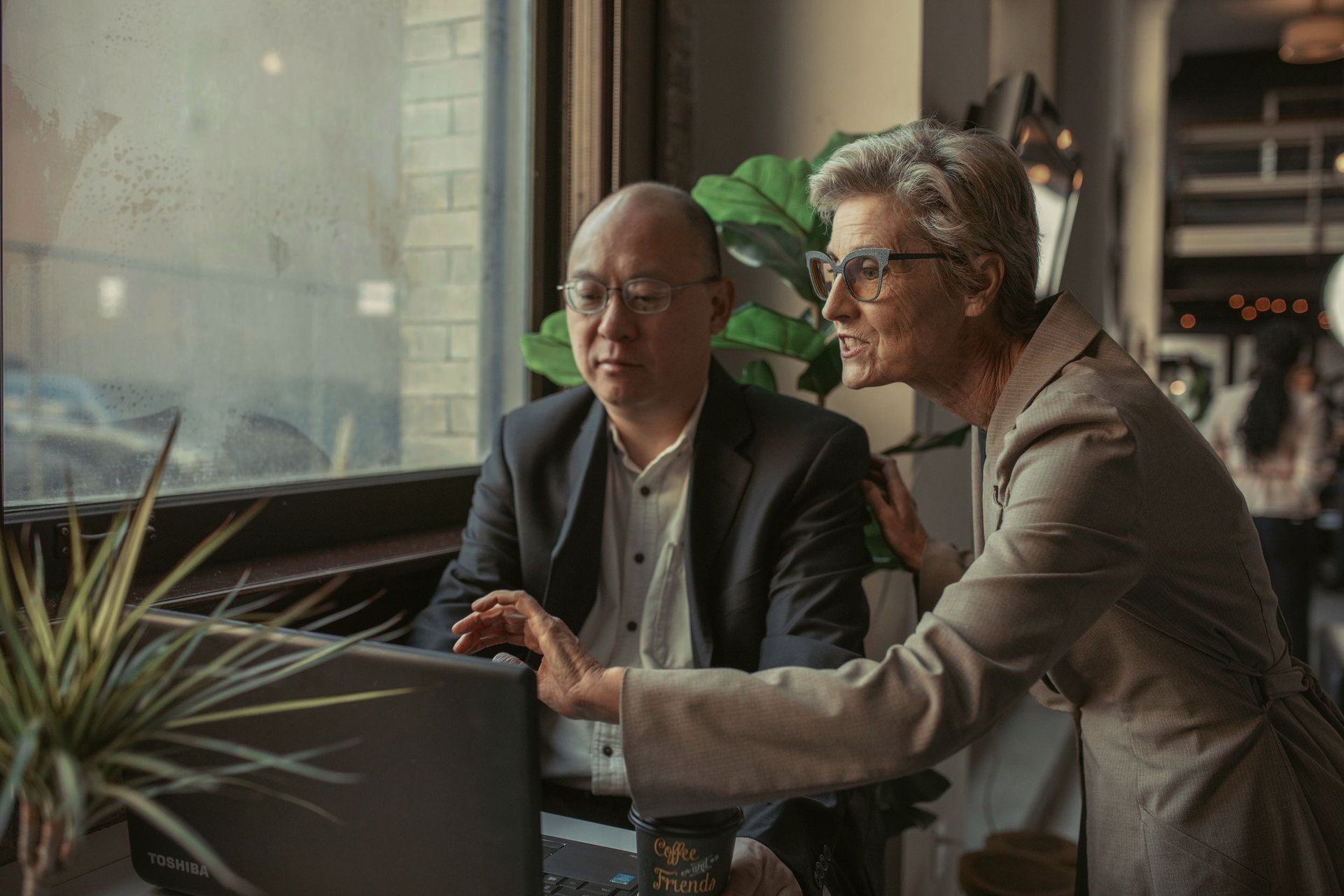 Business coach in action