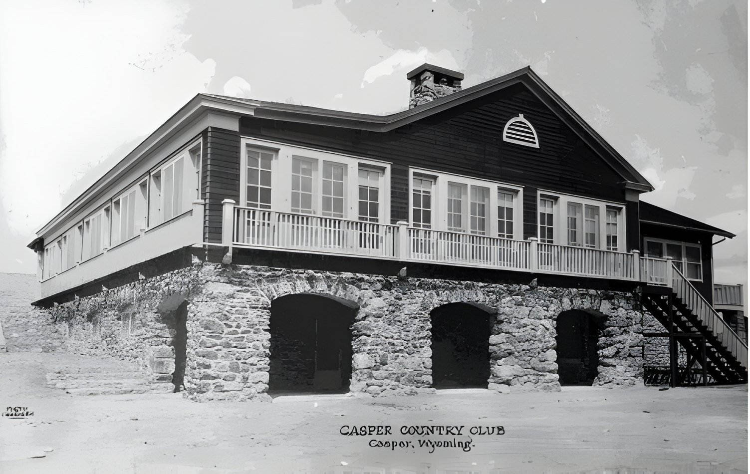 Historic clubhouse at Casper Country Club in Casper Wyoming