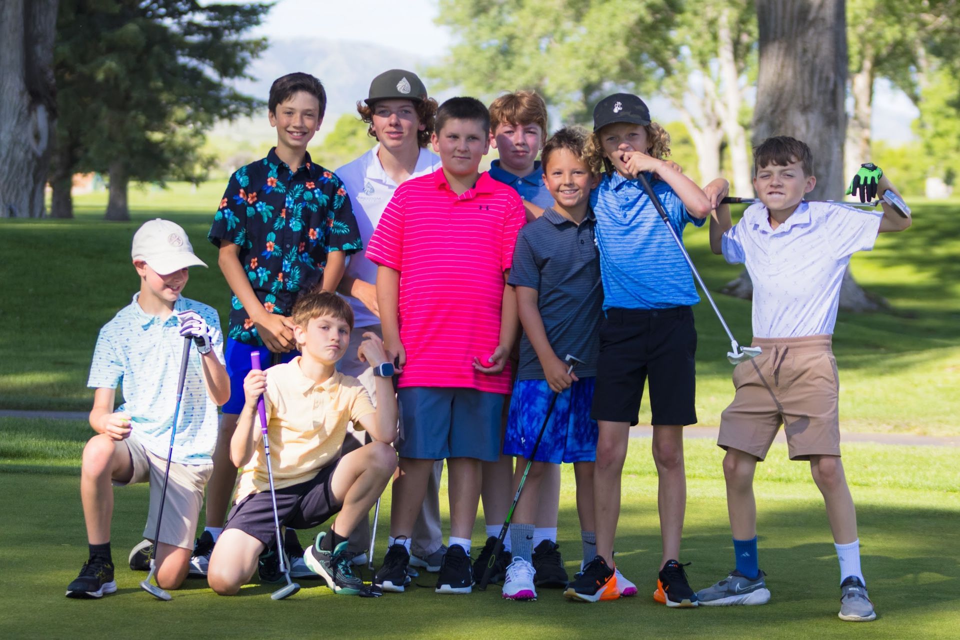 Junior golfers at Casper Country Club