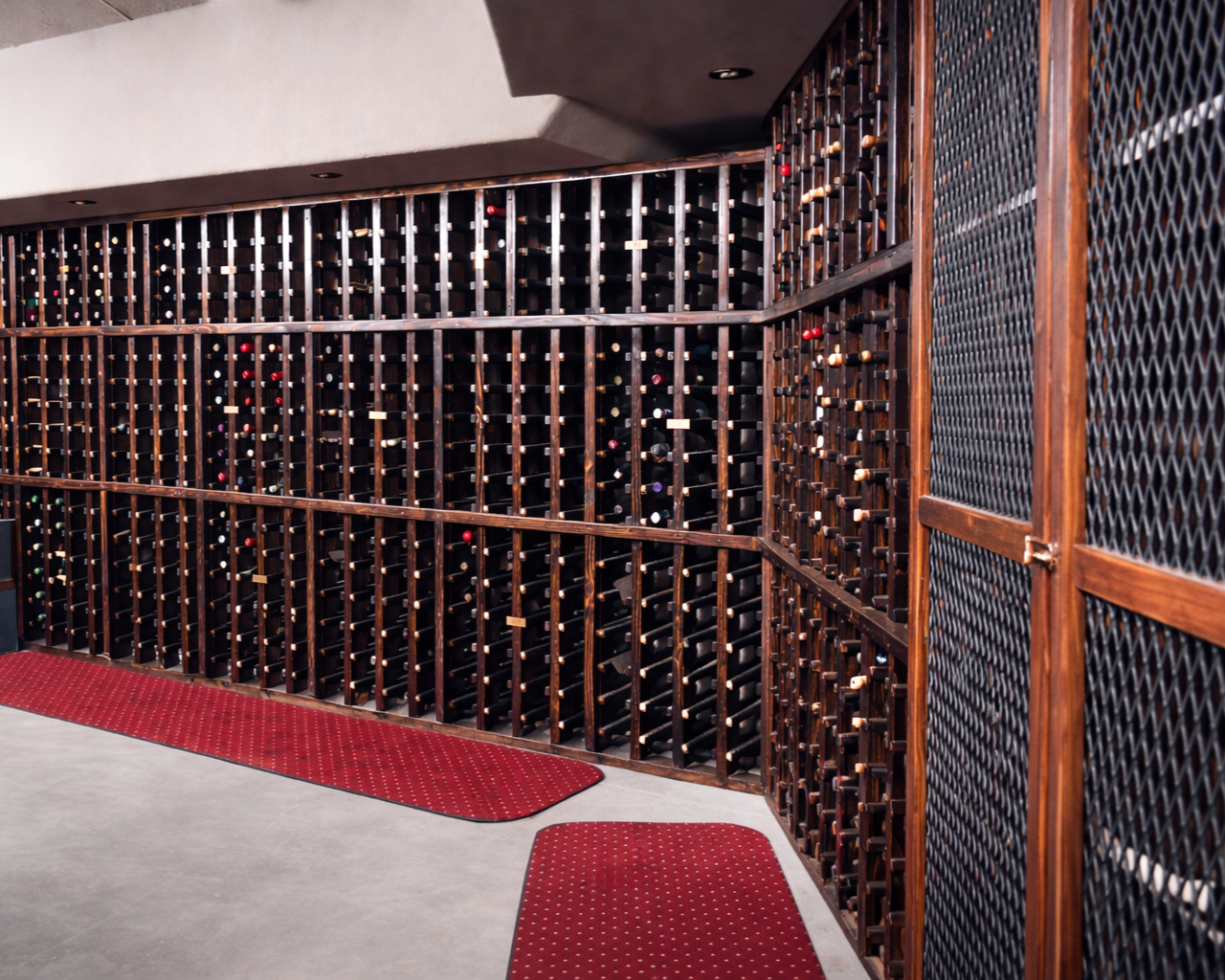 Members wine cellar at Casper Country Club