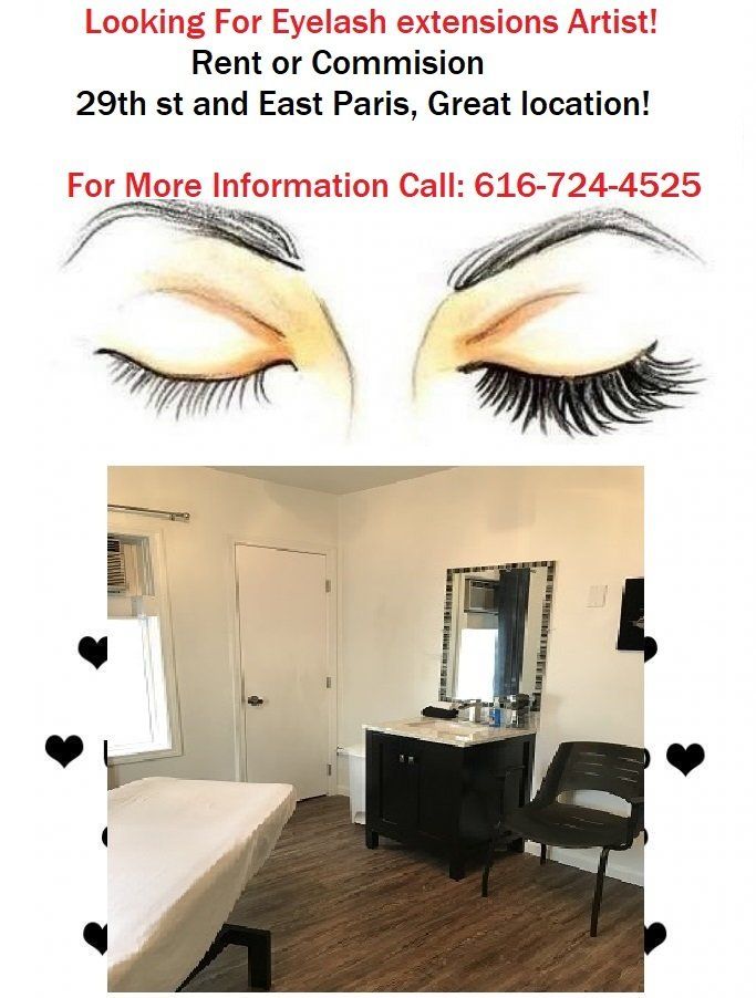 Looking for Eyelash Extensions Artist Rent or Commision